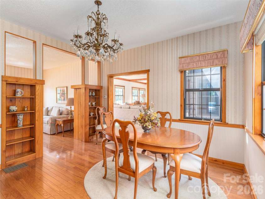 169 Serpentine Avenue, Hot Springs, NC 28743.  MLS# CAR4366060, YatesRealty ID 12734. Dining Area