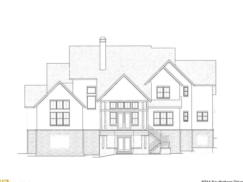 8714 Southshore Drive, Waxhaw, NC 28173.  MLS# CAR4314778, YatesRealty ID 1274. Back elevation