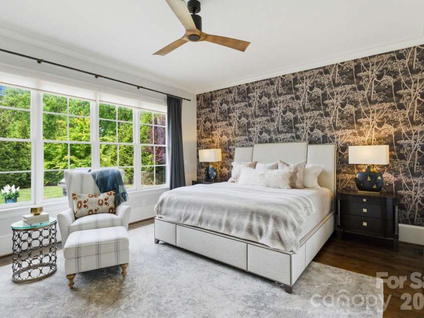 1605 Arborfield Commons Court, Matthews, NC 28105.  MLS# CAR4367073, YatesRealty ID 12740. Primary Bedroom 