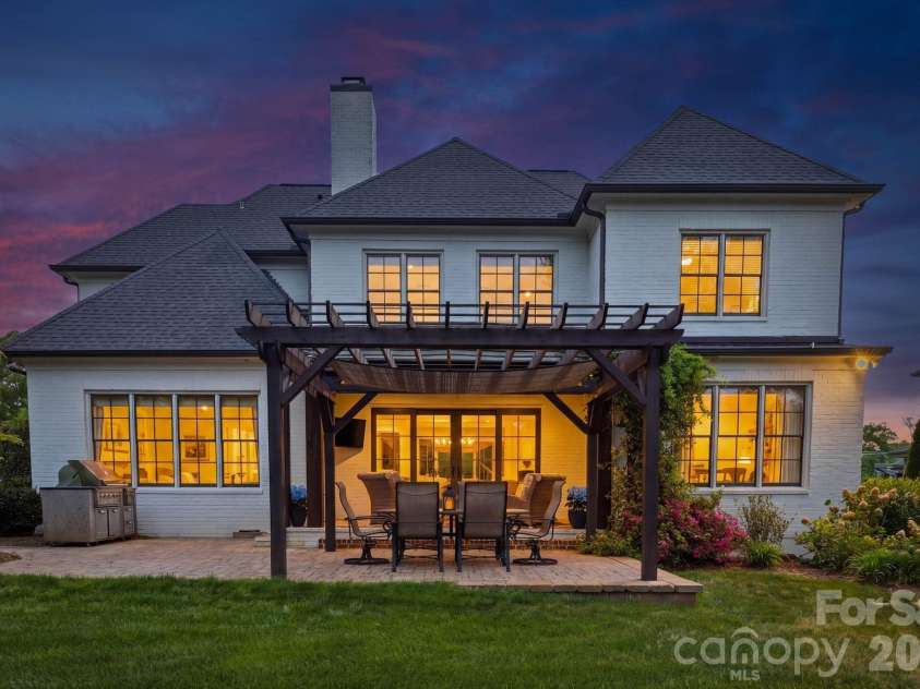 1605 Arborfield Commons Court, Matthews, NC 28105.  MLS# CAR4367073, YatesRealty ID 12740. Rear Exterior 