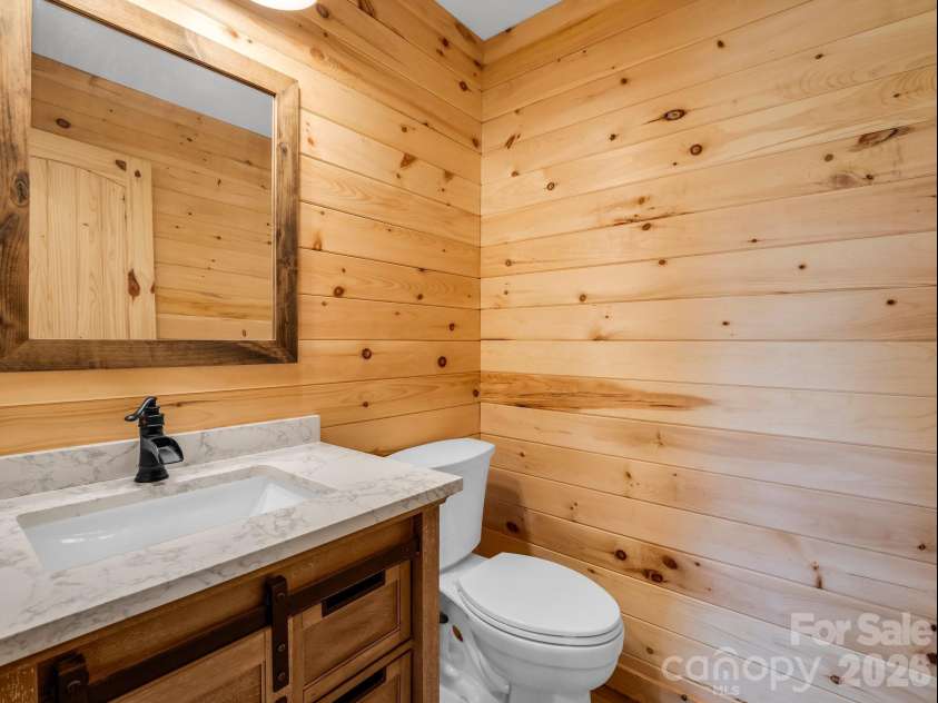 1480 Airport Road, Rutherfordton, NC 28139.  MLS# CAR4335521, YatesRealty ID 12748. Half guest water closet.