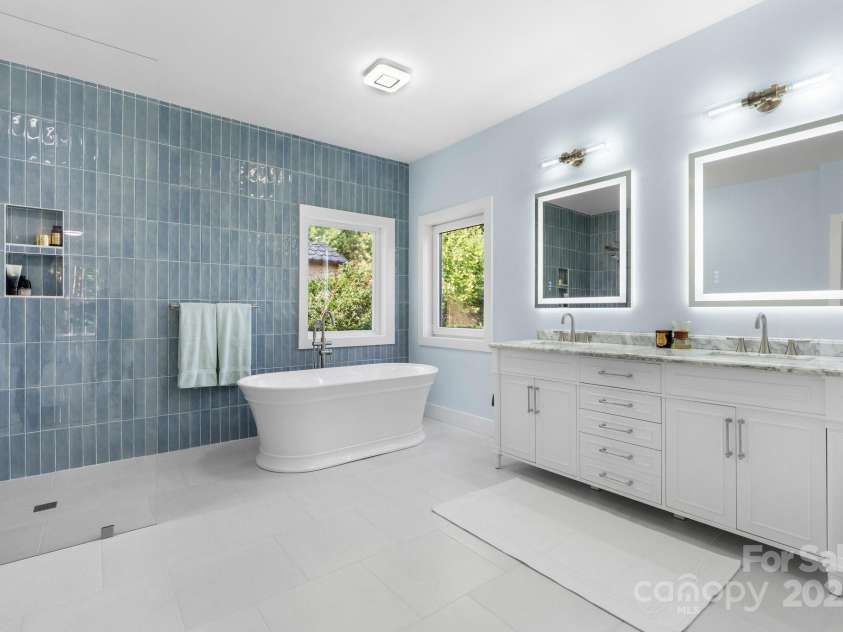 256 Nahum Road, Moravian Falls, NC 28654.  MLS# CAR4275145, YatesRealty ID 1275. PRIMARY SUITE BATHROOM 