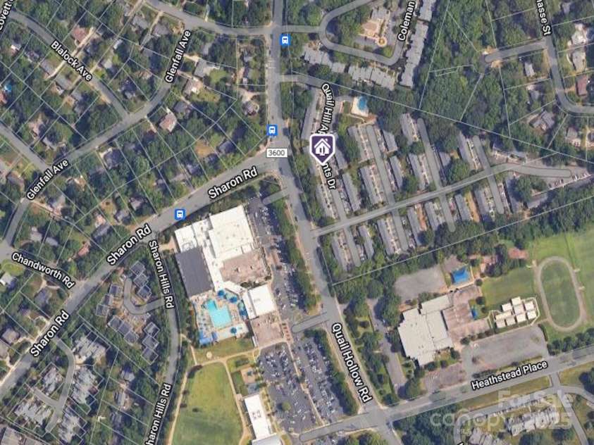 5903 Quail Hollow Road, Charlotte, NC 28210.  MLS# CAR4288221, YatesRealty ID 12759. 