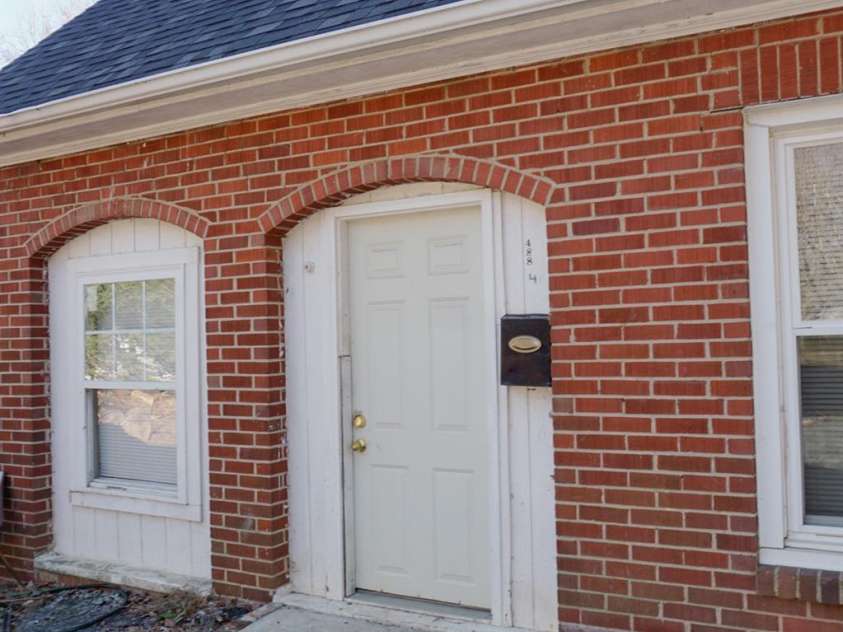 486 Main Street, Forest City, NC 28043.  MLS# CAR4224432, YatesRealty ID 1276. Entrance to efficiency
