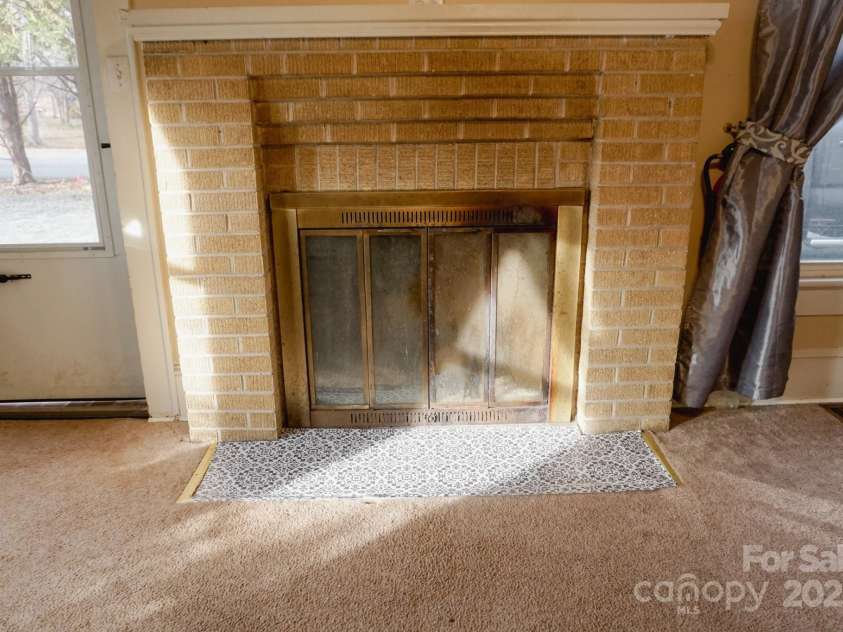 486 Main Street, Forest City, NC 28043.  MLS# CAR4224432, YatesRealty ID 1276. Main Fireplace