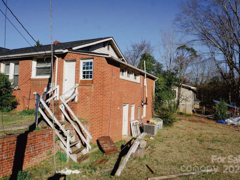 486 Main Street, Forest City, NC 28043.  MLS# CAR4224432, YatesRealty ID 1276. Rear side of home