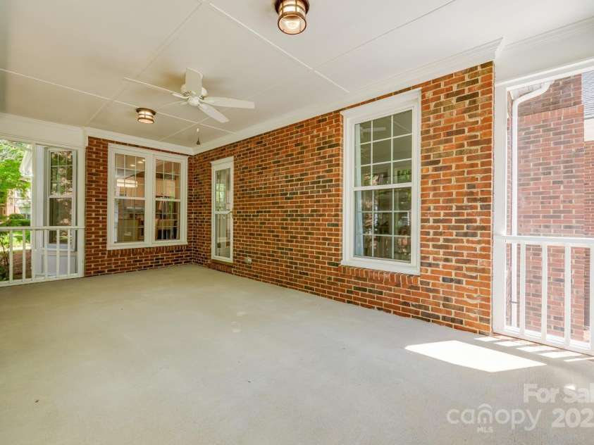 4340 Sequoia Red Lane, Charlotte, NC 28226.  MLS# CAR4233979, YatesRealty ID 12760. Covered Porch right side of house
