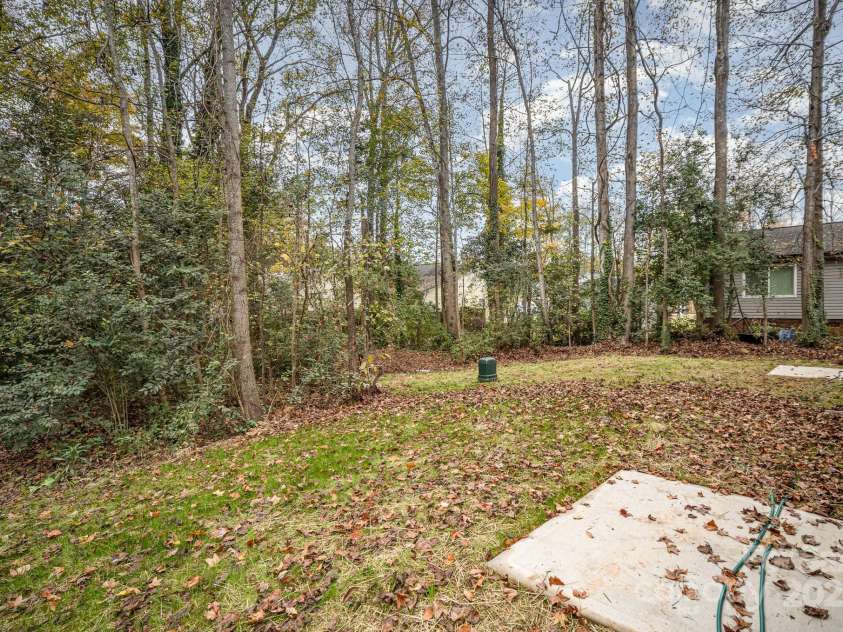 9247 Eleanor Drive, Charlotte, NC 28214.  MLS# CAR4194947, YatesRealty ID 12762. Rear Yard - Representational Photo Only