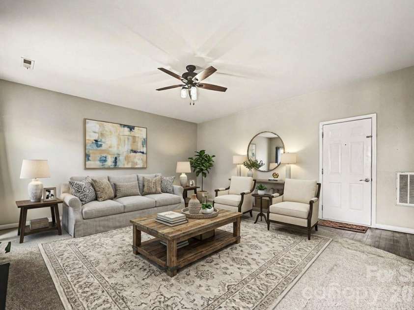 147 Gage Drive, Mooresville, NC 28115.  MLS# CAR4335365, YatesRealty ID 12763. Virtually Staged