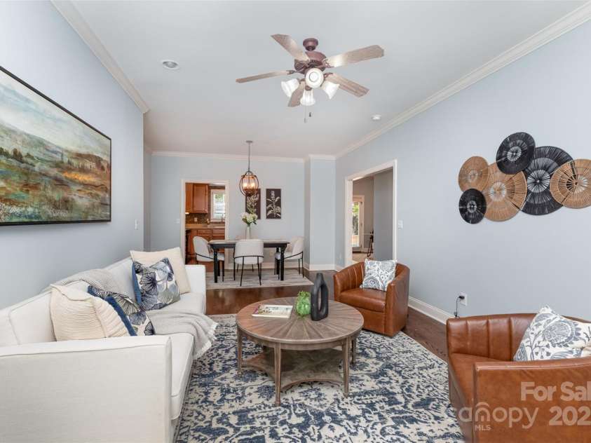 3004 Point Clear Drive, Tega Cay, SC 29708.  MLS# CAR4249209, YatesRealty ID 12772. Living room