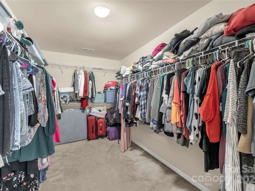 1519 Arcadia Bluff Drive, York, SC 29745.  MLS# CAR4237342, YatesRealty ID 12782. Oversized owners closet.