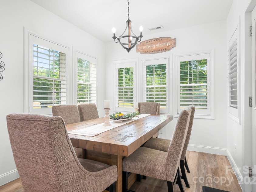 720 Cricket Lane, Mt Ulla, NC 28125.  MLS# CAR4254879, YatesRealty ID 12785. Dining area off kitchen