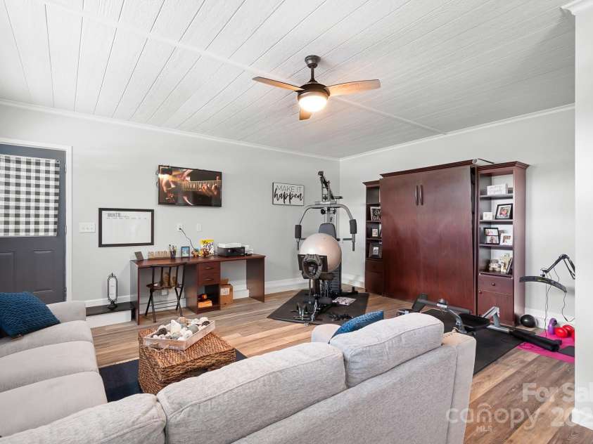 720 Cricket Lane, Mt Ulla, NC 28125.  MLS# CAR4254879, YatesRealty ID 12785. Flex Space with Murphy bed