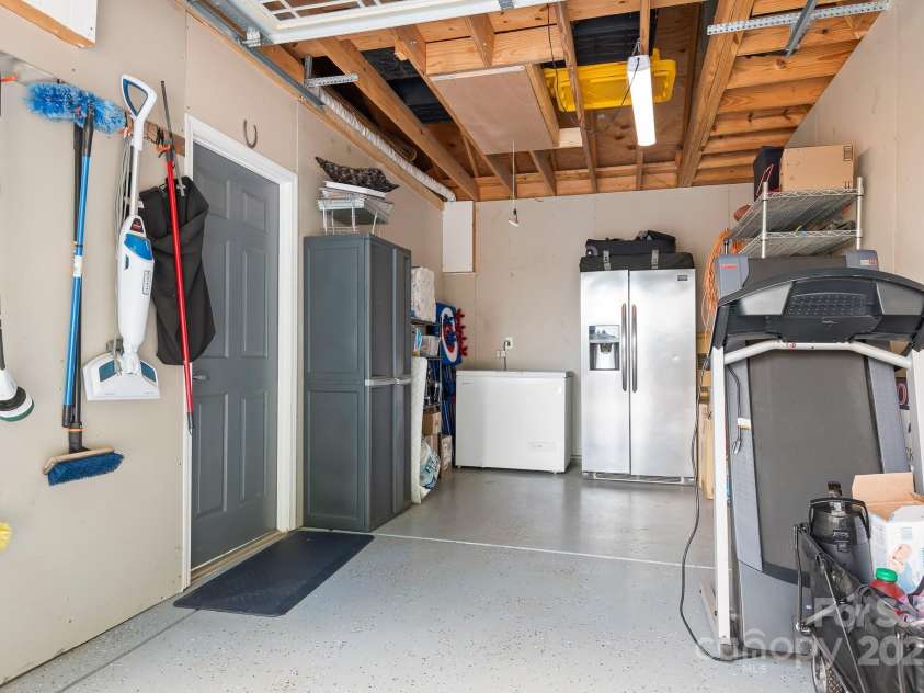 720 Cricket Lane, Mt Ulla, NC 28125.  MLS# CAR4254879, YatesRealty ID 12785. Garage or storage, with storage above