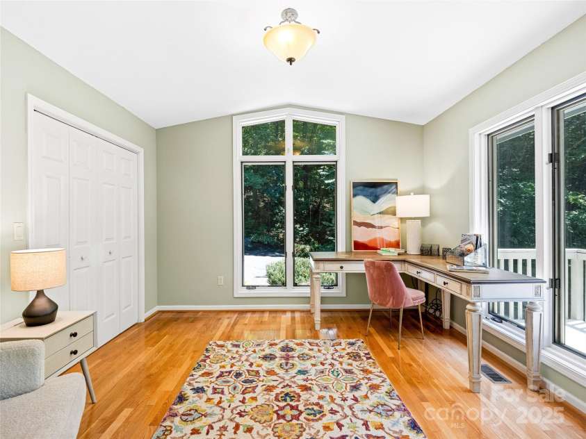 150 Sondley Parkway, Asheville, NC 28805.  MLS# CAR4280880, YatesRealty ID 1279. Office with pocket doors
