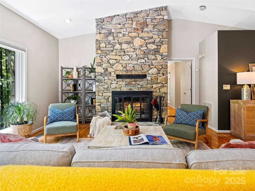 150 Sondley Parkway, Asheville, NC 28805.  MLS# CAR4280880, YatesRealty ID 1279. Wood-burning Fire Place