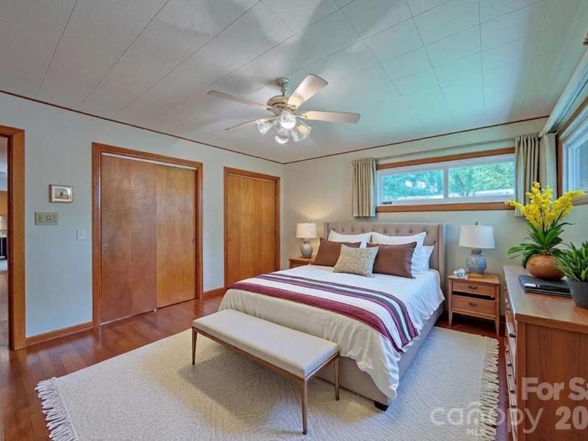 105 Alexander Avenue, Swannanoa, NC 28778.  MLS# CAR4289989, YatesRealty ID 12790. Virtually staged bedroom