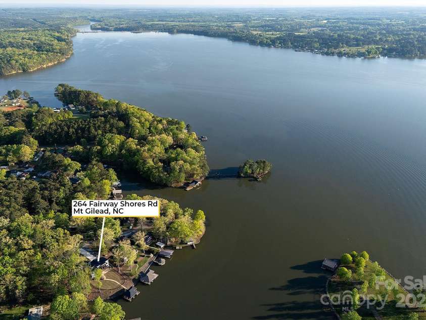 264 Fairway Shores Road, Mount Gilead, NC 27306.  MLS# CAR4244988, YatesRealty ID 12794. 