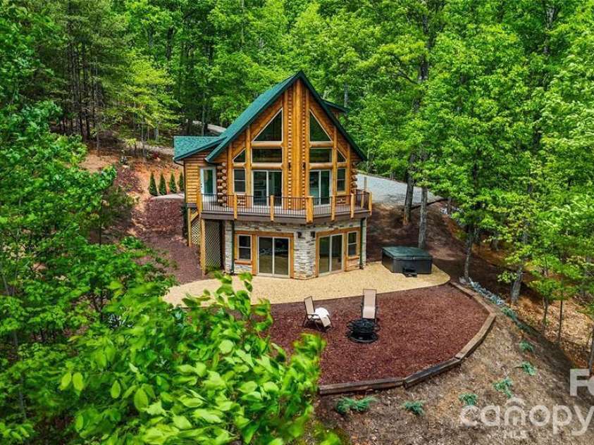 153 Chetan Way, Lake Lure, NC 28746.  MLS# CAR4371319, YatesRealty ID 12804. 