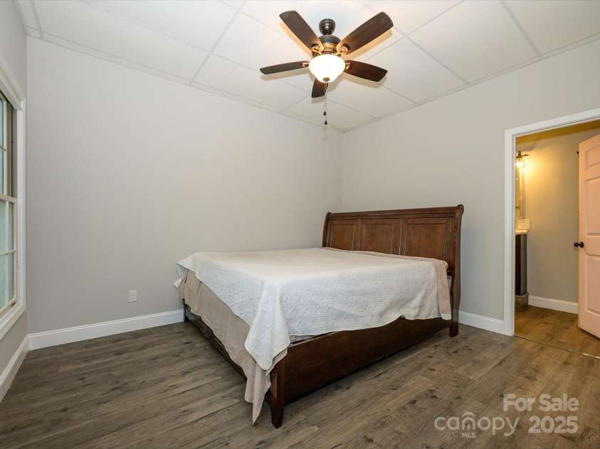 1448-1 New Prospect Church Road, Shelby, NC 28150.  MLS# CAR4214412, YatesRealty ID 12811. Basement level bedroom.