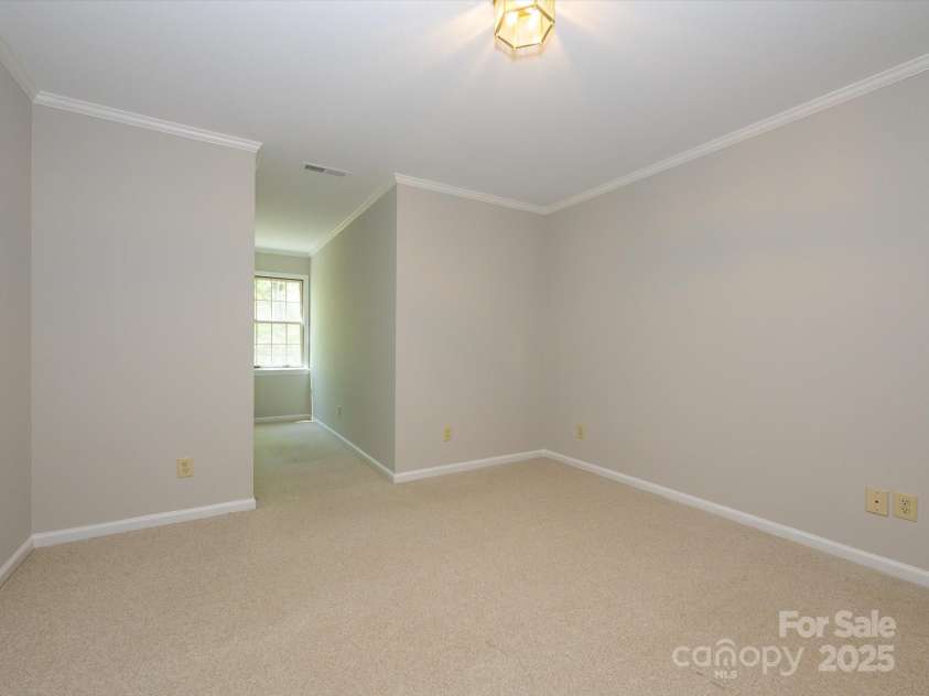 1448-1 New Prospect Church Road, Shelby, NC 28150.  MLS# CAR4214412, YatesRealty ID 12811. Bedroom 3 has a door accessing floored attic storage area. There is also another floored attic area off of the upstairs landing.