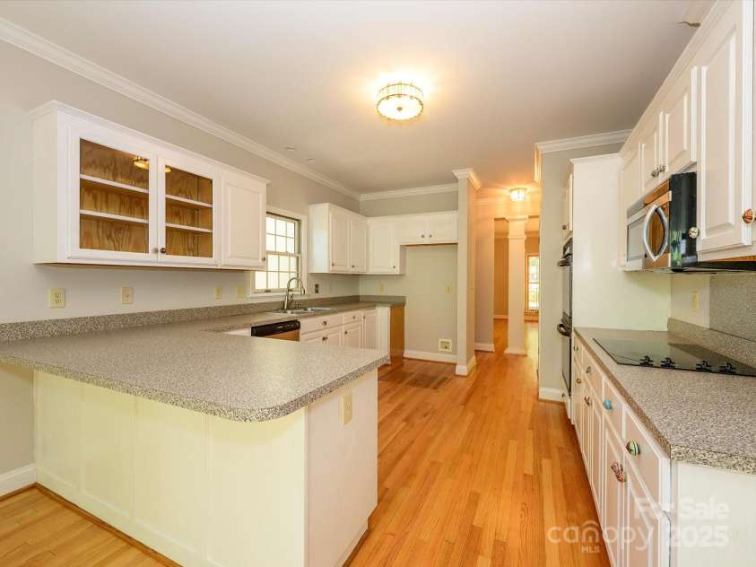 1448-1 New Prospect Church Road, Shelby, NC 28150.  MLS# CAR4309111, YatesRealty ID 12811. Kitchen has a breakfast bar.