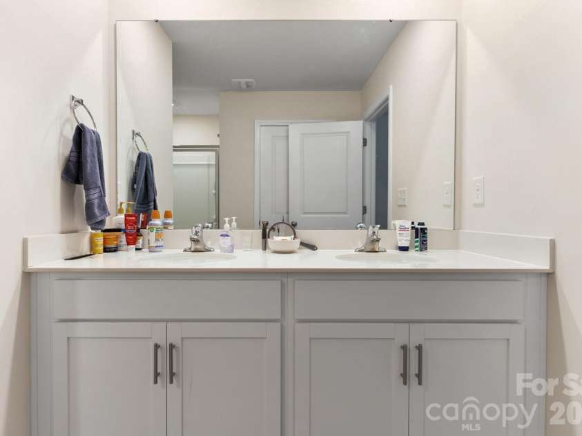 2859 Sherrills Stream Drive, Sherrills Ford, NC 28673.  MLS# CAR4371397, YatesRealty ID 12811. Primary bath vanity