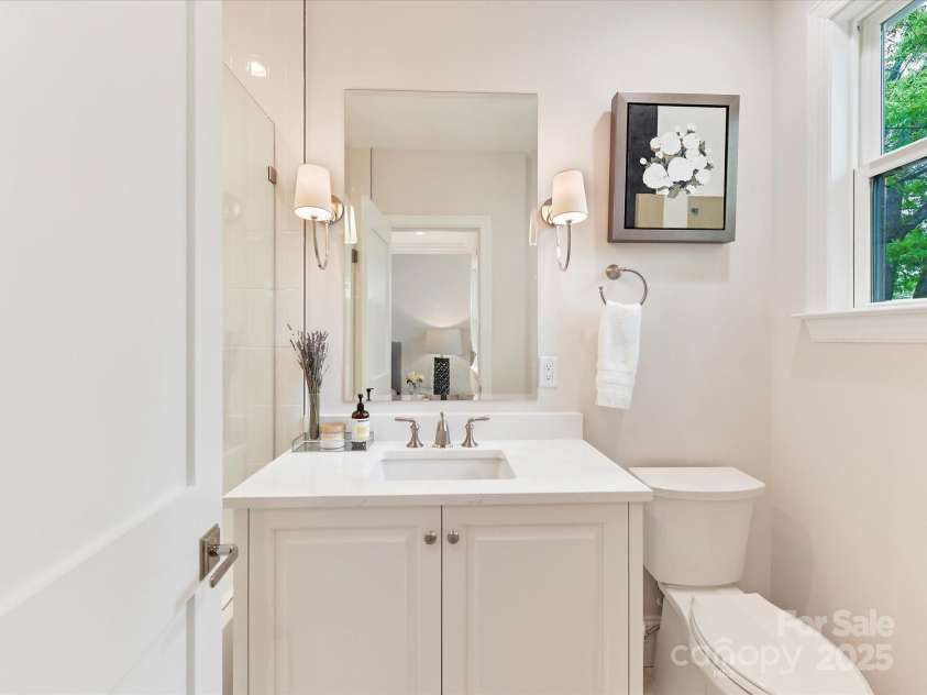 3064 Selwyn Avenue, Charlotte, NC 28209.  MLS# CAR4247196, YatesRealty ID 12817. Bedroom #2 ensuite bath