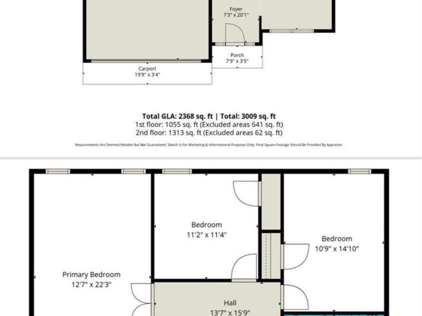11512 Erwin Ridge Avenue, Charlotte, NC 28213.  MLS# CAR4353380, YatesRealty ID 12822. Floor Plan