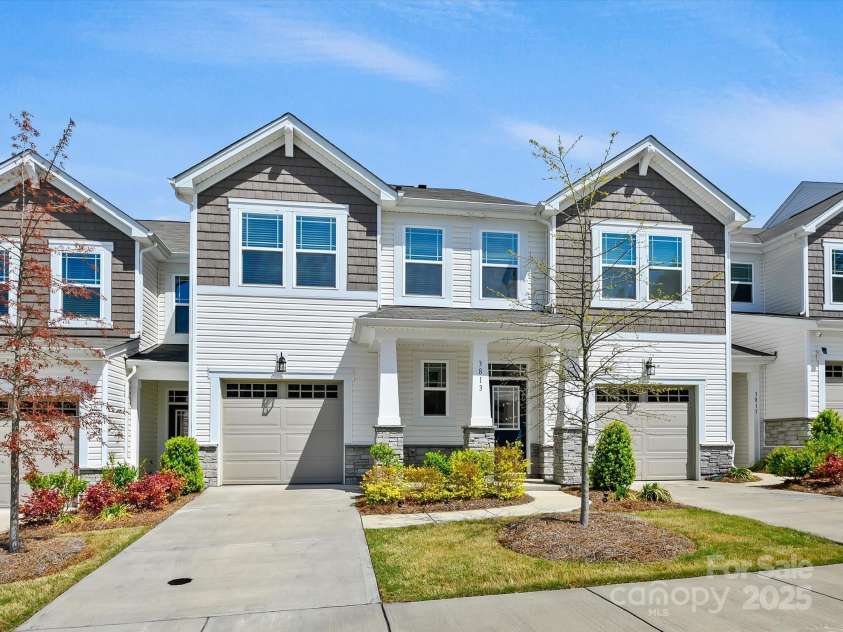 3813 Amalia Place, Indian Land, SC 29707.  MLS# CAR4246224, YatesRealty ID 12822. Attached one Car Garage & Driveway Parking.  Welcome Home!