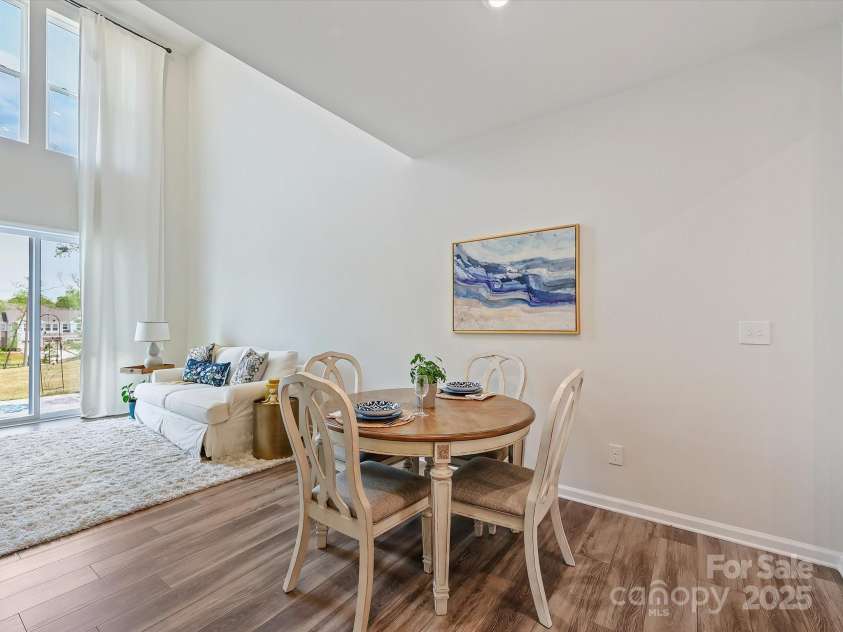 3813 Amalia Place, Indian Land, SC 29707.  MLS# CAR4246224, YatesRealty ID 12822. Breakfast/Dining Area located between the Kitchen & Living Room.