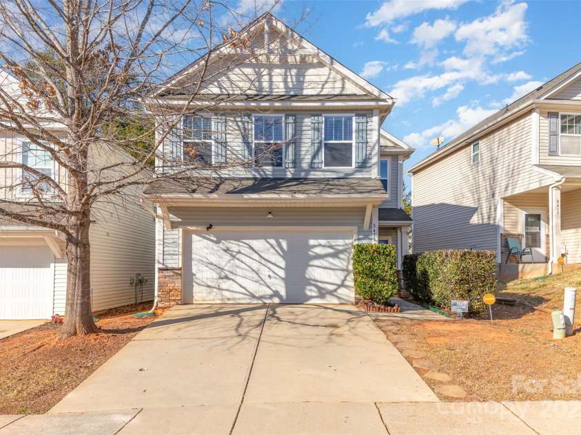 8411 Washoe Pine Lane, Charlotte, NC 28215.  MLS# CAR4219502, YatesRealty ID 12824. Street view,2 car garage