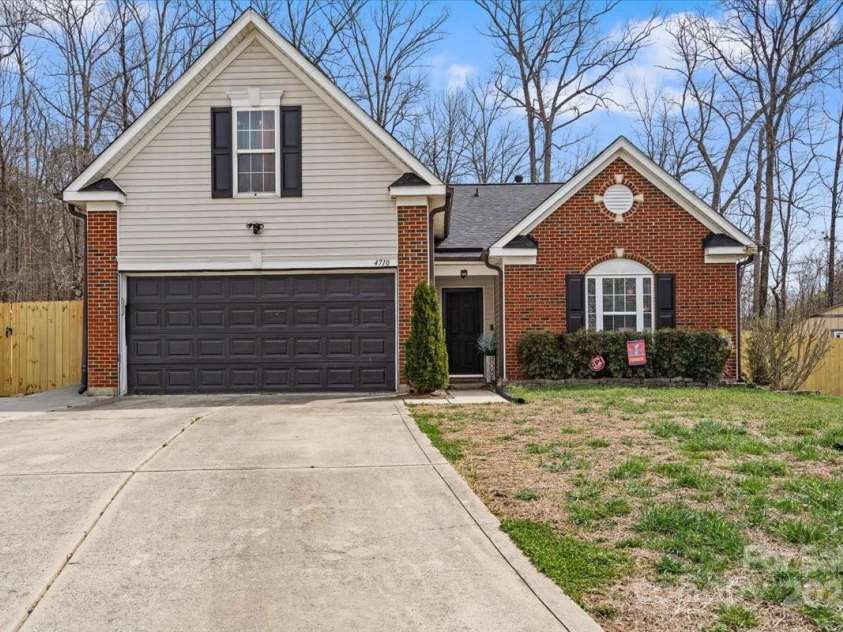 4710 Nijinsky Court, Charlotte, NC 28216.  MLS# CAR4233799, YatesRealty ID 12825. 