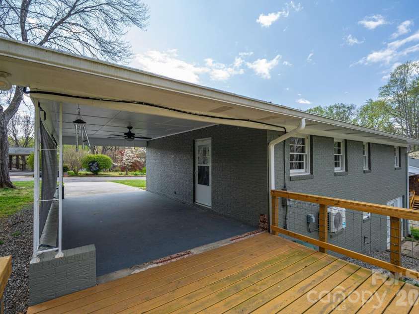 202 Clark Street, Morganton, NC 28655.  MLS# CAR4361129, YatesRealty ID 12835. Carport