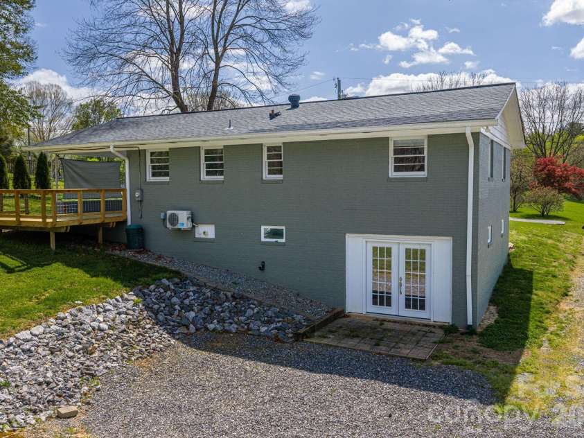 202 Clark Street, Morganton, NC 28655.  MLS# CAR4361129, YatesRealty ID 12835. Rear View
