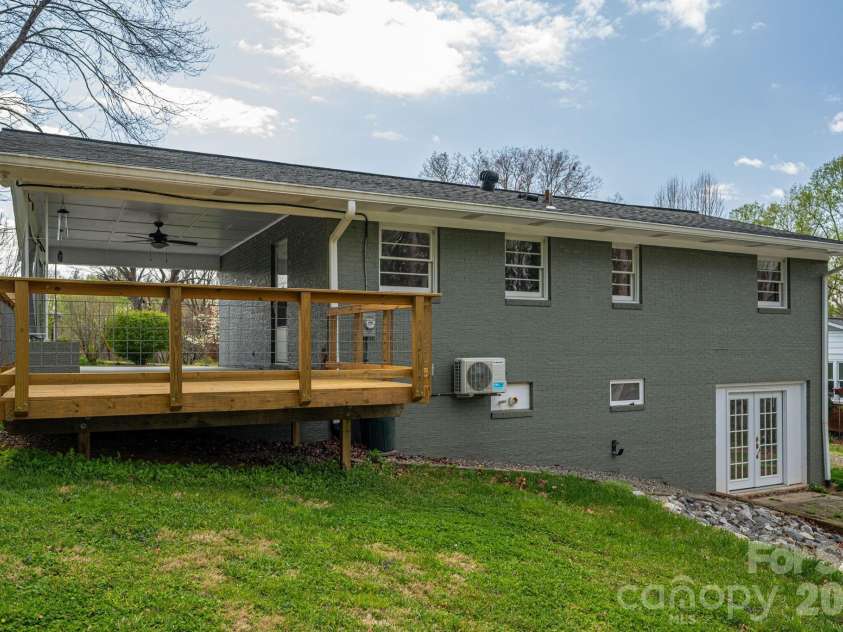 202 Clark Street, Morganton, NC 28655.  MLS# CAR4361129, YatesRealty ID 12835. Rear View