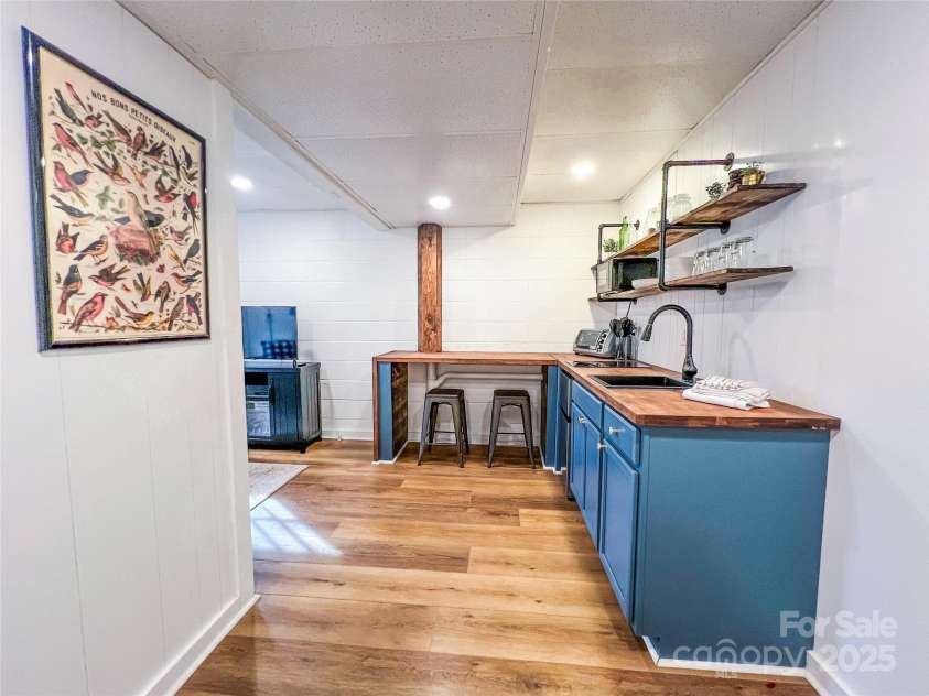 805 Reems Creek Road, Weaverville, NC 28787.  MLS# CAR4206802, YatesRealty ID 12835. Cute kitchenette.