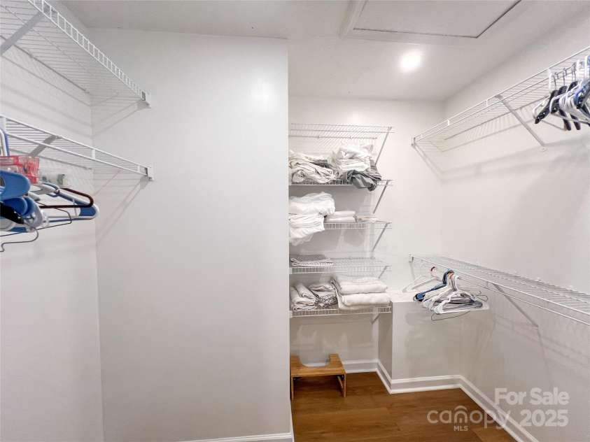 805 Reems Creek Road, Weaverville, NC 28787.  MLS# CAR4206802, YatesRealty ID 12835. Walk-in closet located inside bathroom of primary suite.