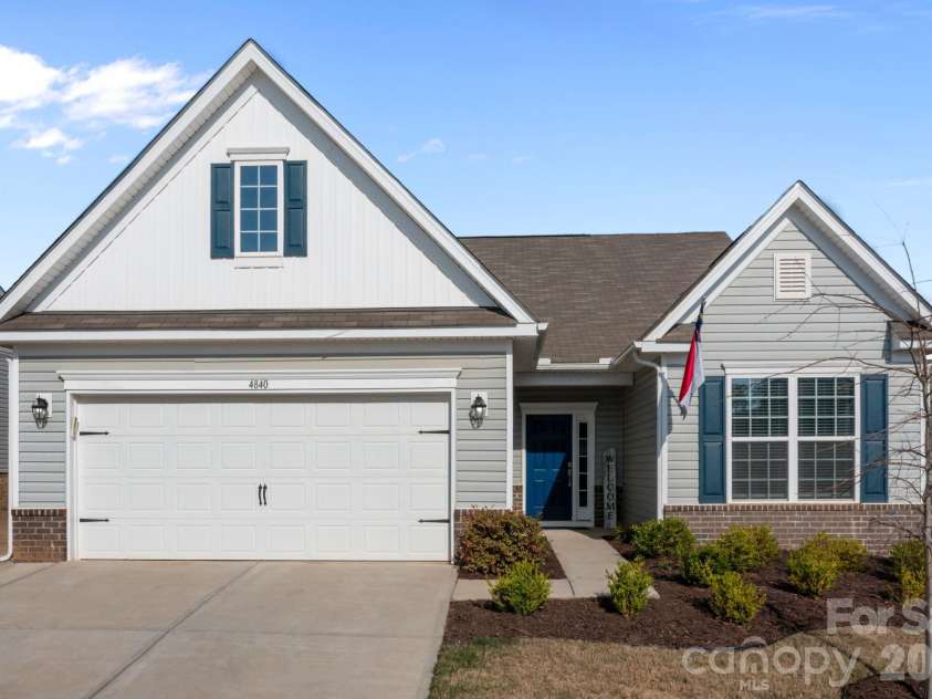 4840 Maiden Creek Way, Maiden, NC 28650.  MLS# CAR4367470, YatesRealty ID 12836. Wintertime view
