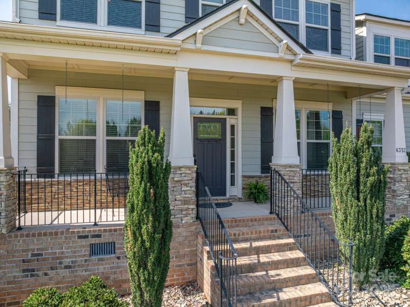 6352 Willow Farm Drive, Denver, NC 28037.  MLS# CAR4244806, YatesRealty ID 12836. Covered front porch