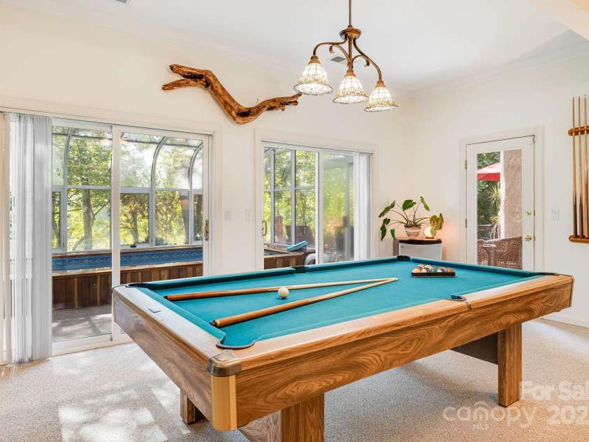 91 Island View Court, Mill Spring, NC 28756.  MLS# CAR4183479, YatesRealty ID 12838. Lower level living room