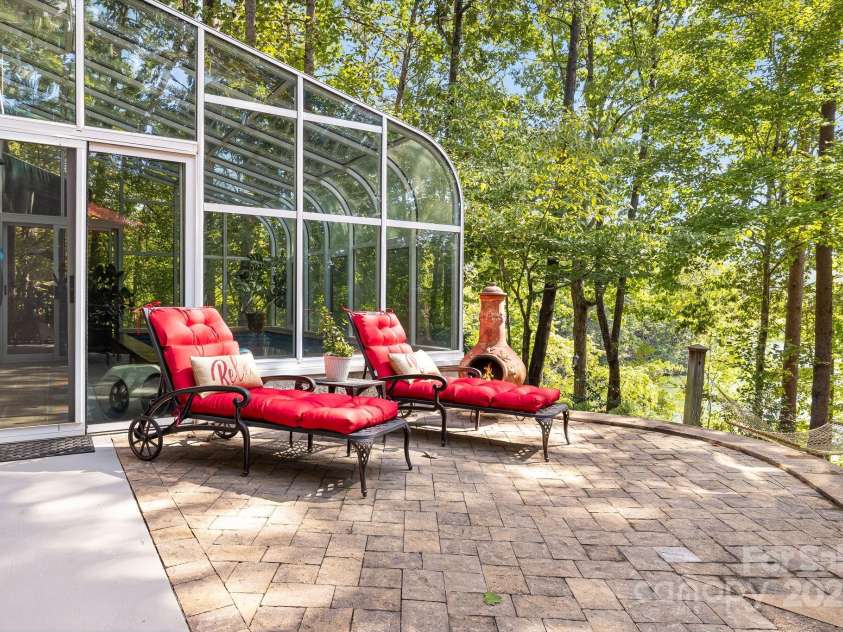 91 Island View Court, Mill Spring, NC 28756.  MLS# CAR4183479, YatesRealty ID 12838. South lanai (east facing)