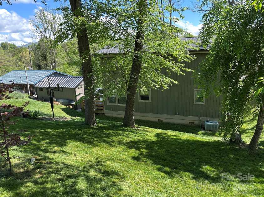 115 Kuykendall Lane, Canton, NC 28716.  MLS# CAR4253342, YatesRealty ID 12840. Another view of the back of the home