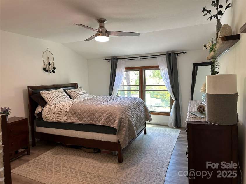 115 Kuykendall Lane, Canton, NC 28716.  MLS# CAR4253342, YatesRealty ID 12840. Large bedroom on the upper level