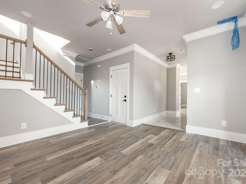 4139 Twenty Grand Drive, Indian Trail, NC 28079.  MLS# CAR4319478, YatesRealty ID 12841. Heading up to second floor