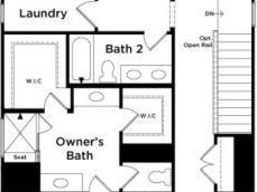 7422 Westrow Avenue, Charlotte, NC 28278.  MLS# CAR4411147, YatesRealty ID 12842. Floor Plan Second Floor