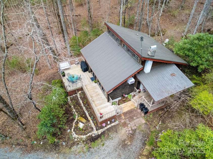 159 Willow Lane, Rosman, NC 28772.  MLS# CAR4247318, YatesRealty ID 12843. Aerial