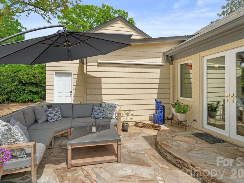 4400 Woods End Lane, Charlotte, NC 28277.  MLS# CAR4366467, YatesRealty ID 12852. Rear Patio