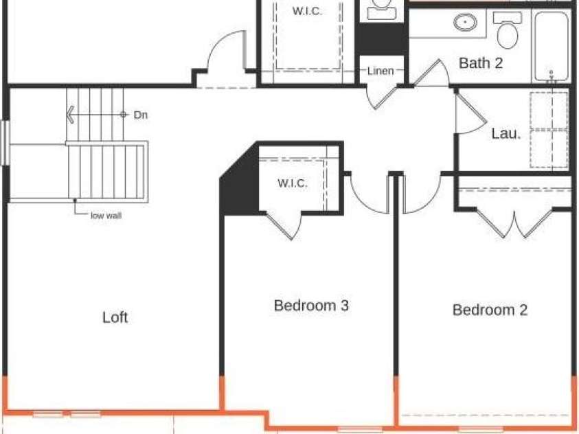 3244 Maya Lane, Midland, NC 28107.  MLS# CAR4243718, YatesRealty ID 12855. Level 2- Layout