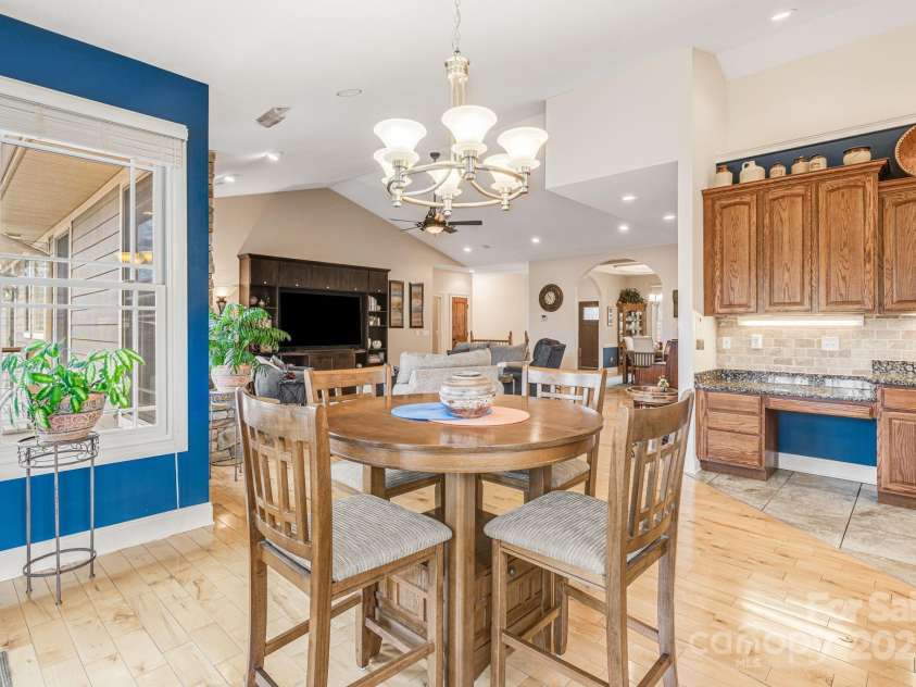 169 Stoneybrook Way, Tryon, NC 28782.  MLS# CAR4217213, YatesRealty ID 1286. French doors are to the left of this photo leading to the covered deck.